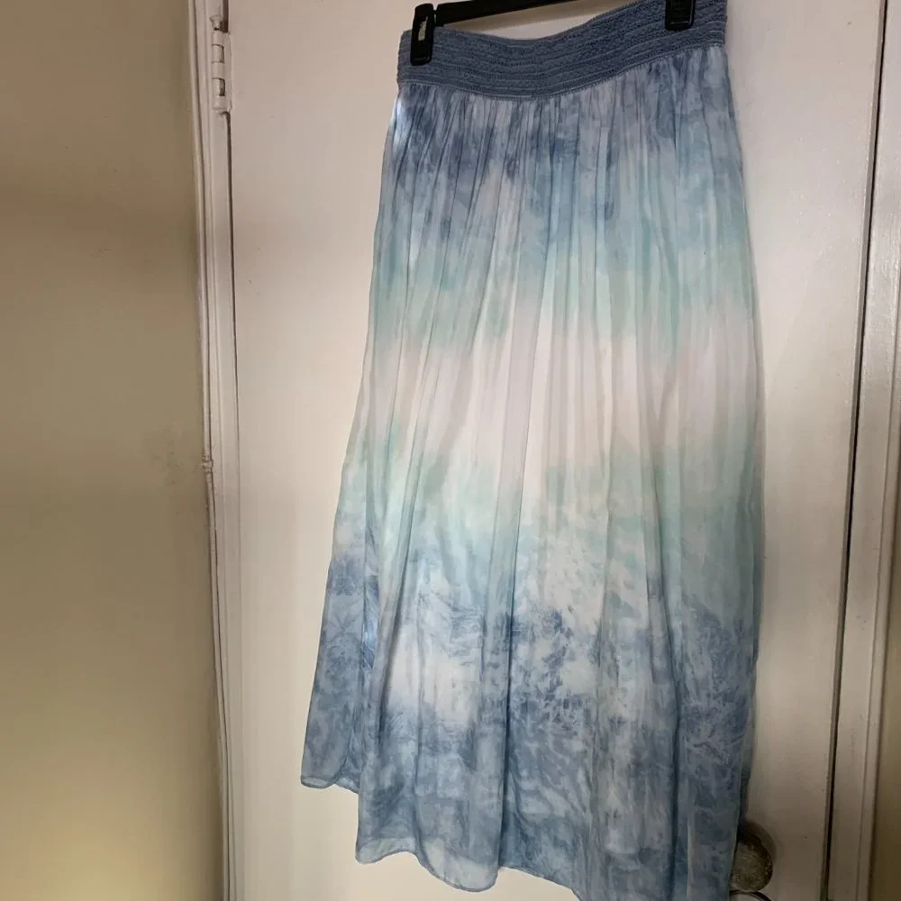 SOFT SURROUNDINGS MAXI SKIRT SIZE PS MADE IN INDIA 100% POLYSETSER FULL LINING - Picture 6 of 8